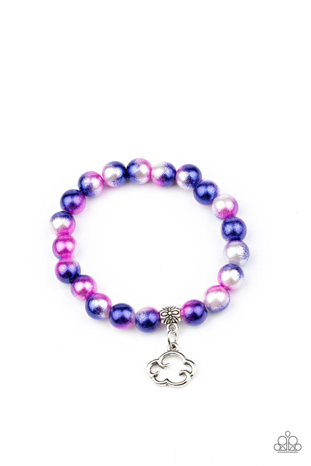 Starlet Shimmer Children&#39;s Cloud Charm Bracelets - Paparazzi Accessories (set of 5) - Full set -CarasShop.com - $5 Jewelry by Cara Jewels