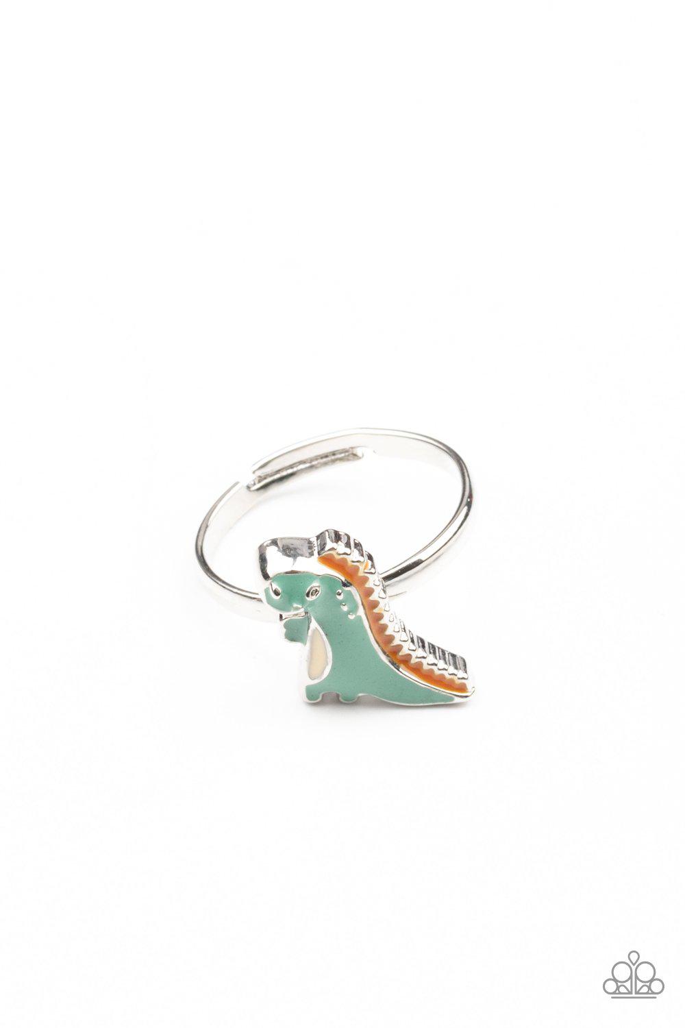 Starlet Shimmer Children&#39;s Dinosaur Rings - Paparazzi Accessories (set of 5)- lightbox - CarasShop.com - $5 Jewelry by Cara Jewels
