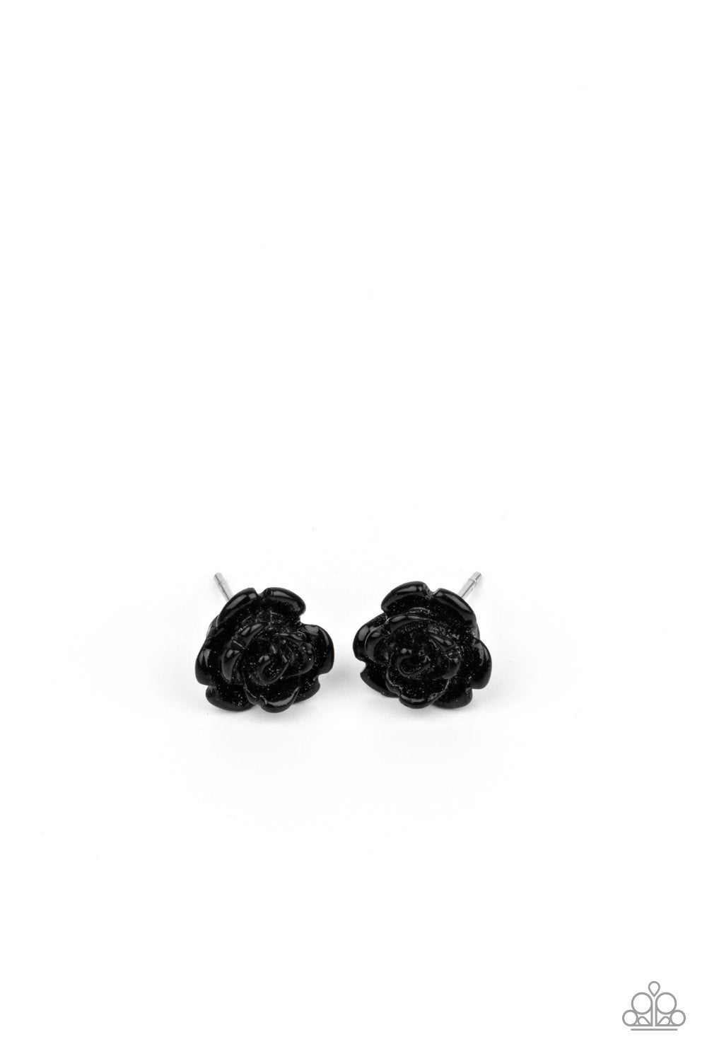 Starlet Shimmer Children&#39;s Rose Flower Post Earrings - Paparazzi Accessories (set of 5 pairs)- lightbox - CarasShop.com - $5 Jewelry by Cara Jewels