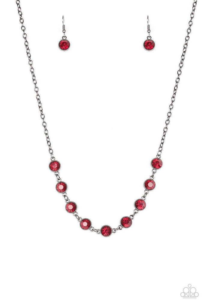 Red Gem Necklace — Daemere Gift Boutique