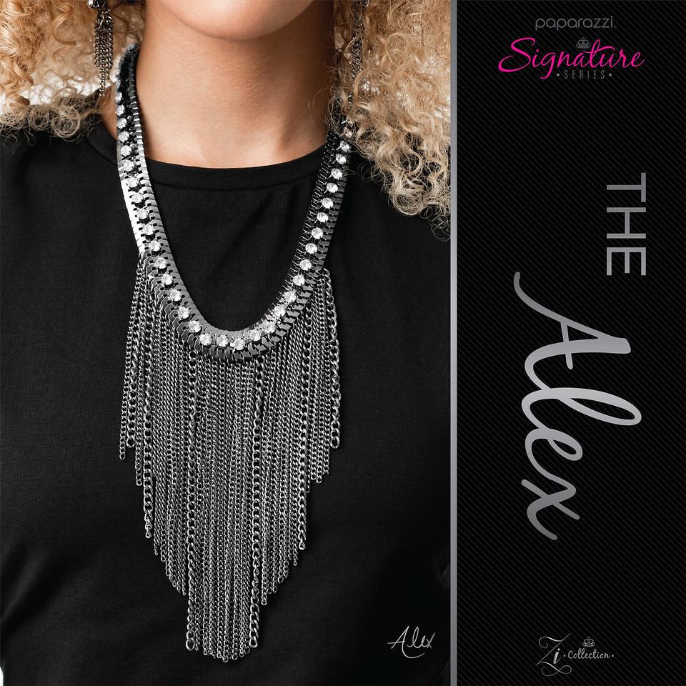 The Alex 2020 Zi Signature Collection Necklace - Paparazzi Accessories-CarasShop.com - $5 Jewelry by Cara Jewels