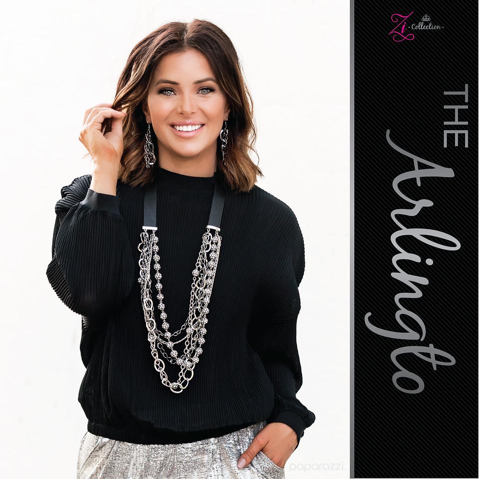 The Arlingto 2020 Zi Signature Collection Necklace - Paparazzi Accessories-CarasShop.com - $5 Jewelry by Cara Jewels