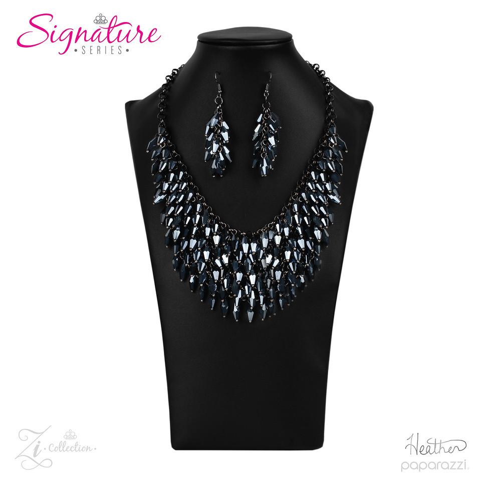 The Heather 2020 Zi Signature Collection Necklace - Paparazzi Accessories-CarasShop.com - $5 Jewelry by Cara Jewels