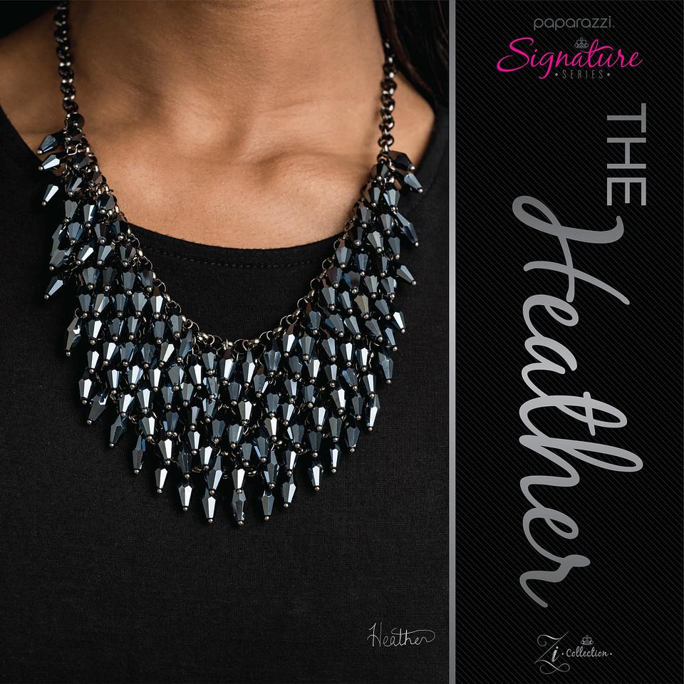 The Heather 2020 Zi Signature Collection Necklace - Paparazzi Accessories-CarasShop.com - $5 Jewelry by Cara Jewels