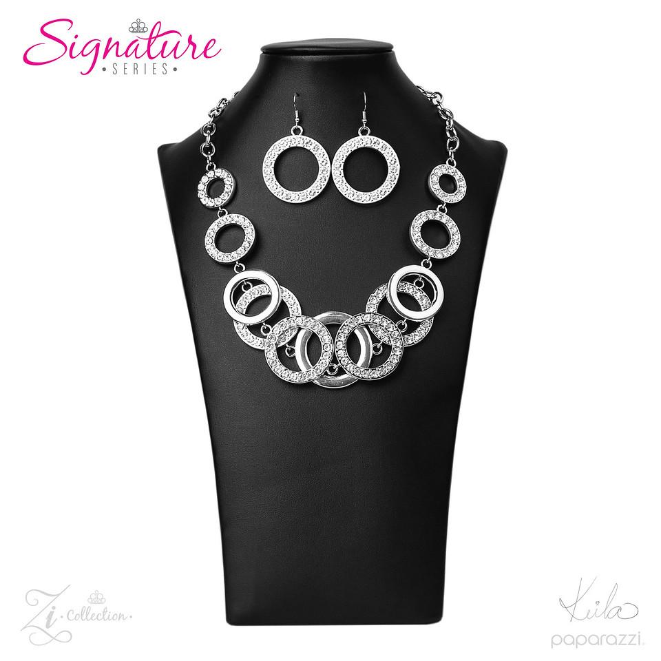 The Keila 2020 Zi Signature Collection Necklace - Paparazzi Accessories-CarasShop.com - $5 Jewelry by Cara Jewels