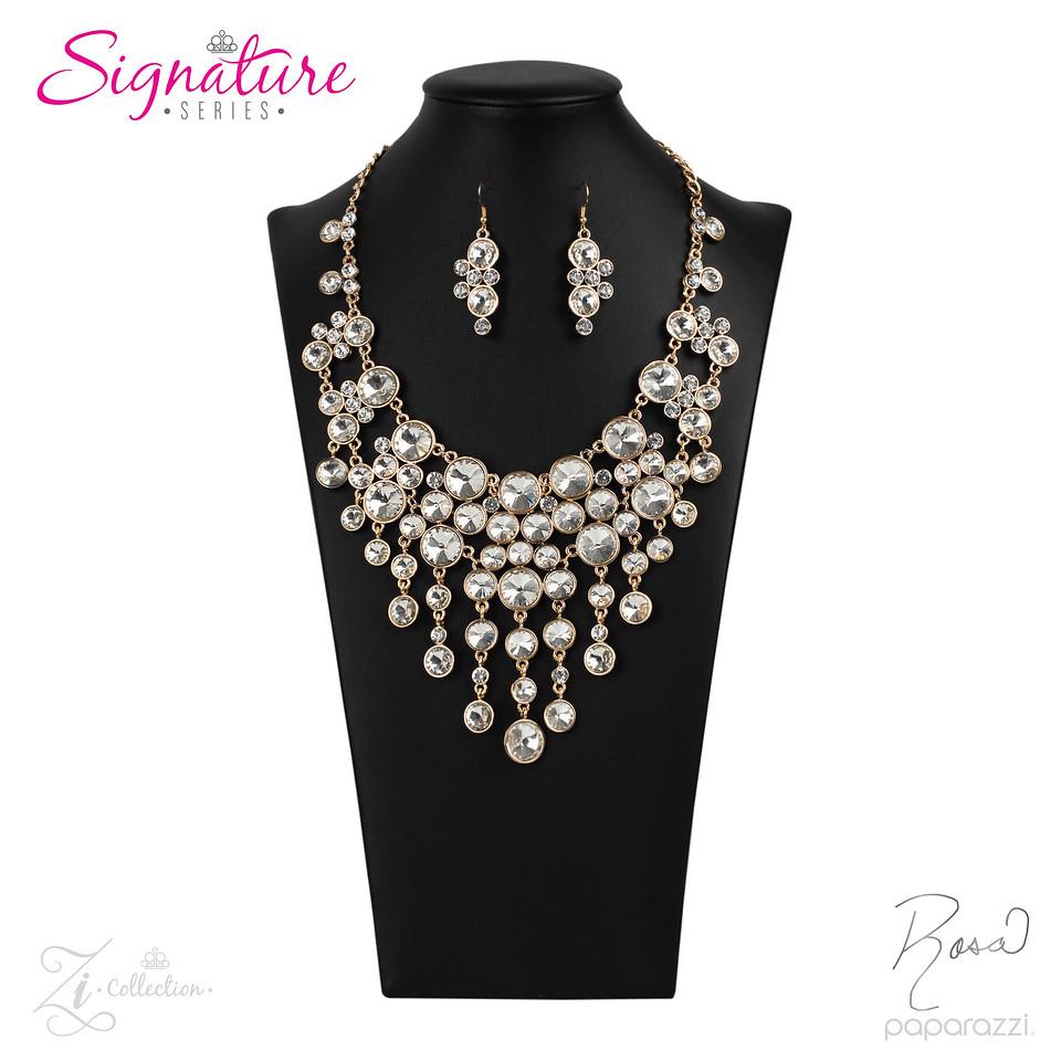 The Rosa 2020 Zi Signature Collection Necklace - Paparazzi Accessories-CarasShop.com - $5 Jewelry by Cara Jewels