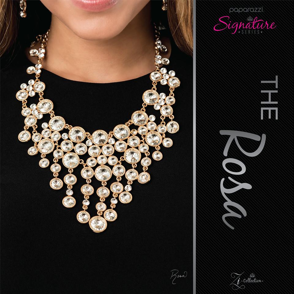 The Rosa 2020 Zi Signature Collection Necklace - Paparazzi Accessories-CarasShop.com - $5 Jewelry by Cara Jewels