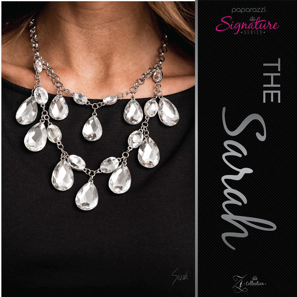 The Sarah 2020 Zi Signature Collection Necklace - Paparazzi Accessories-CarasShop.com - $5 Jewelry by Cara Jewels