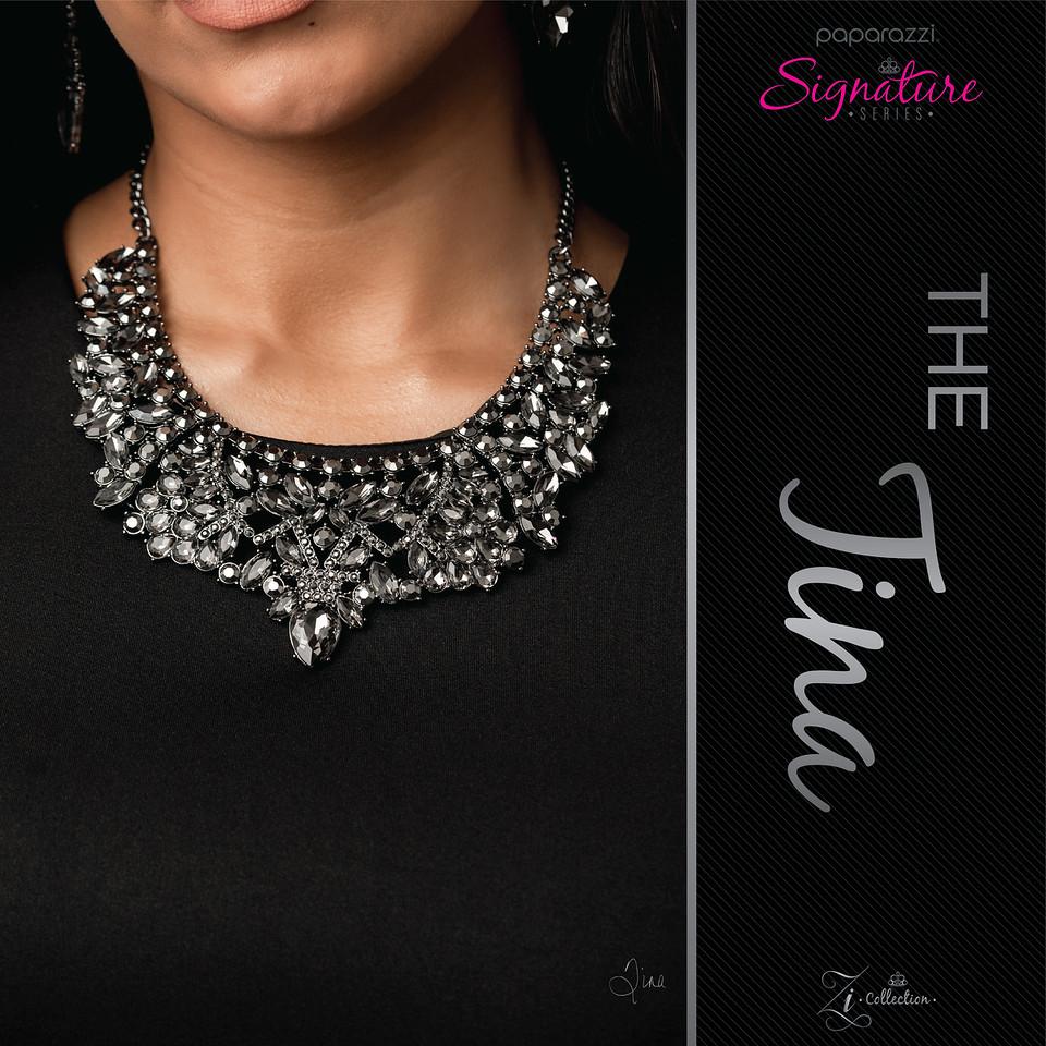 The Tina 2020 Zi Signature Collection Necklace - Paparazzi Accessories-CarasShop.com - $5 Jewelry by Cara Jewels