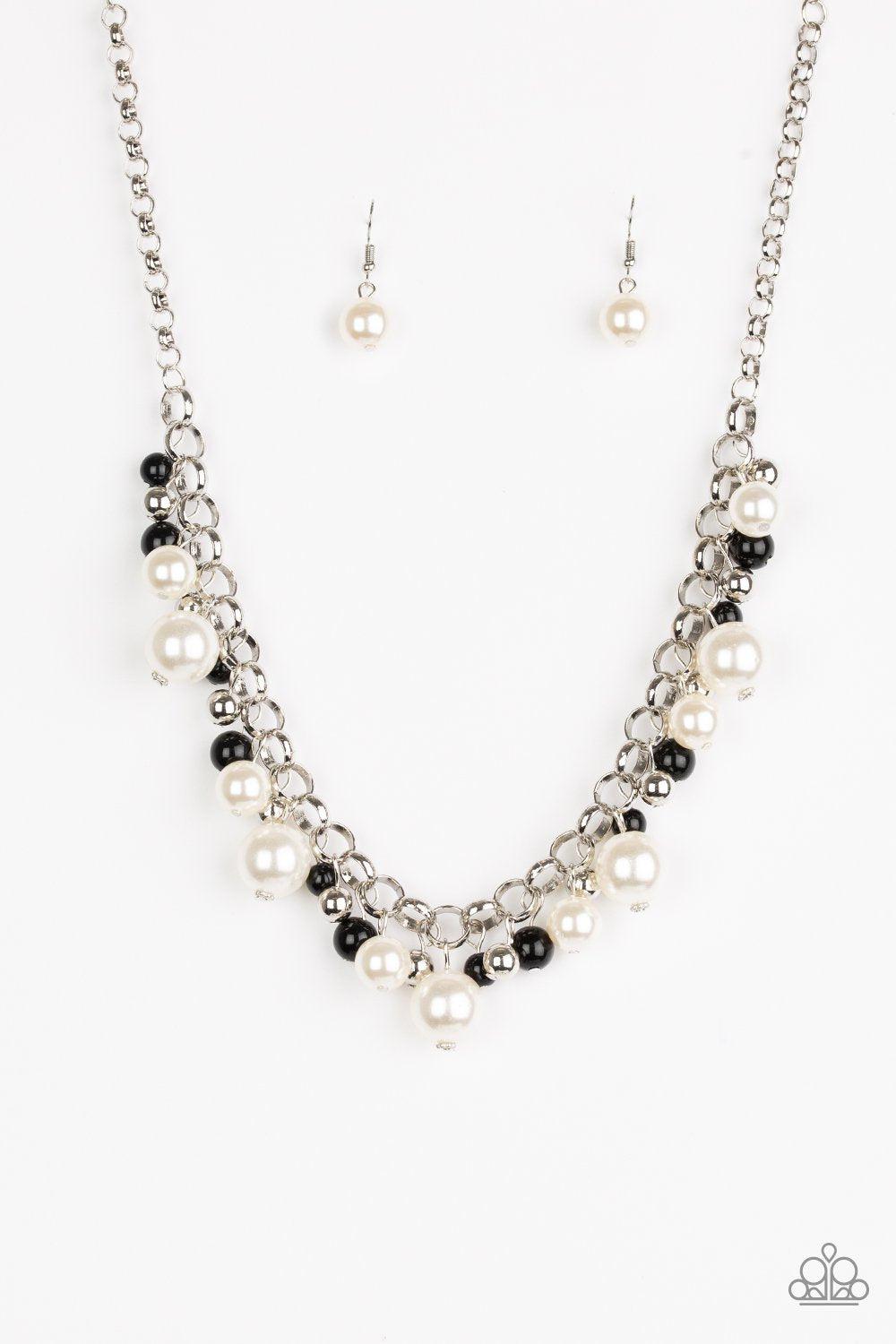 chanel long pearl necklace
